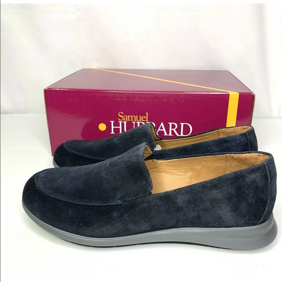 Samuel Hubbard Womens Loafers Shoes Suede Blue - Picture 4 of 7